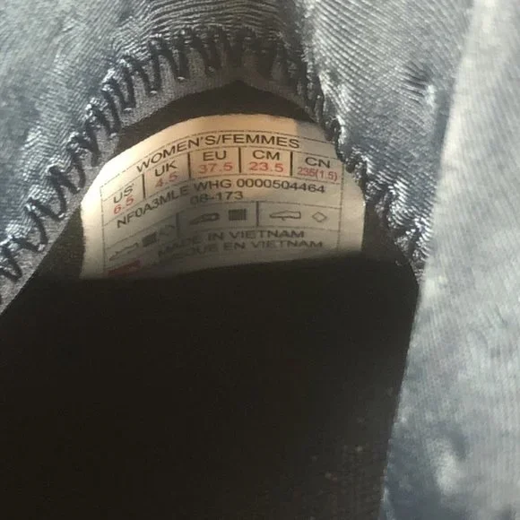 The North Face Thermoball HC Sneaker Shoes Women's 6.5 Dark Purple Navy Magenta - Picture 10 of 14